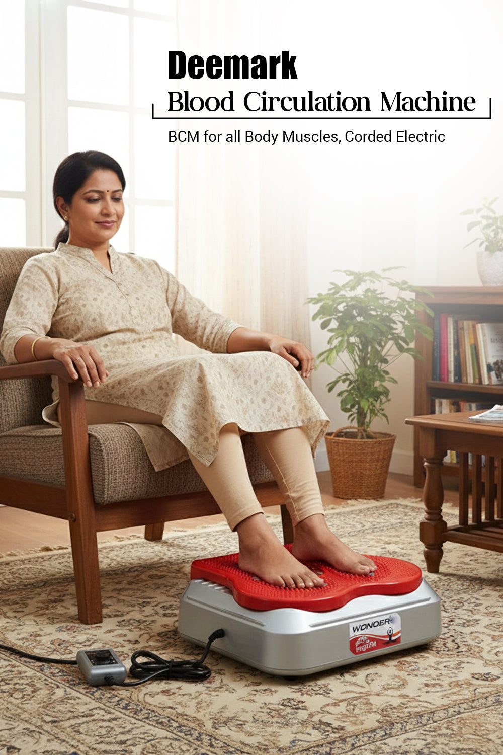 Deemark Blood Circulation Machine | BCM for all Body Muscles, Corded Electric