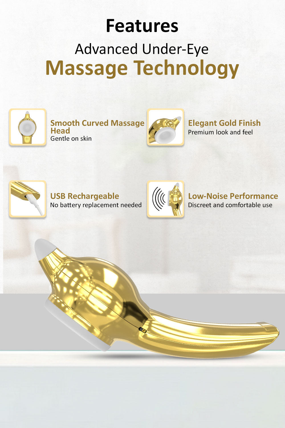Deemark Eyes Massager For Dark Circles