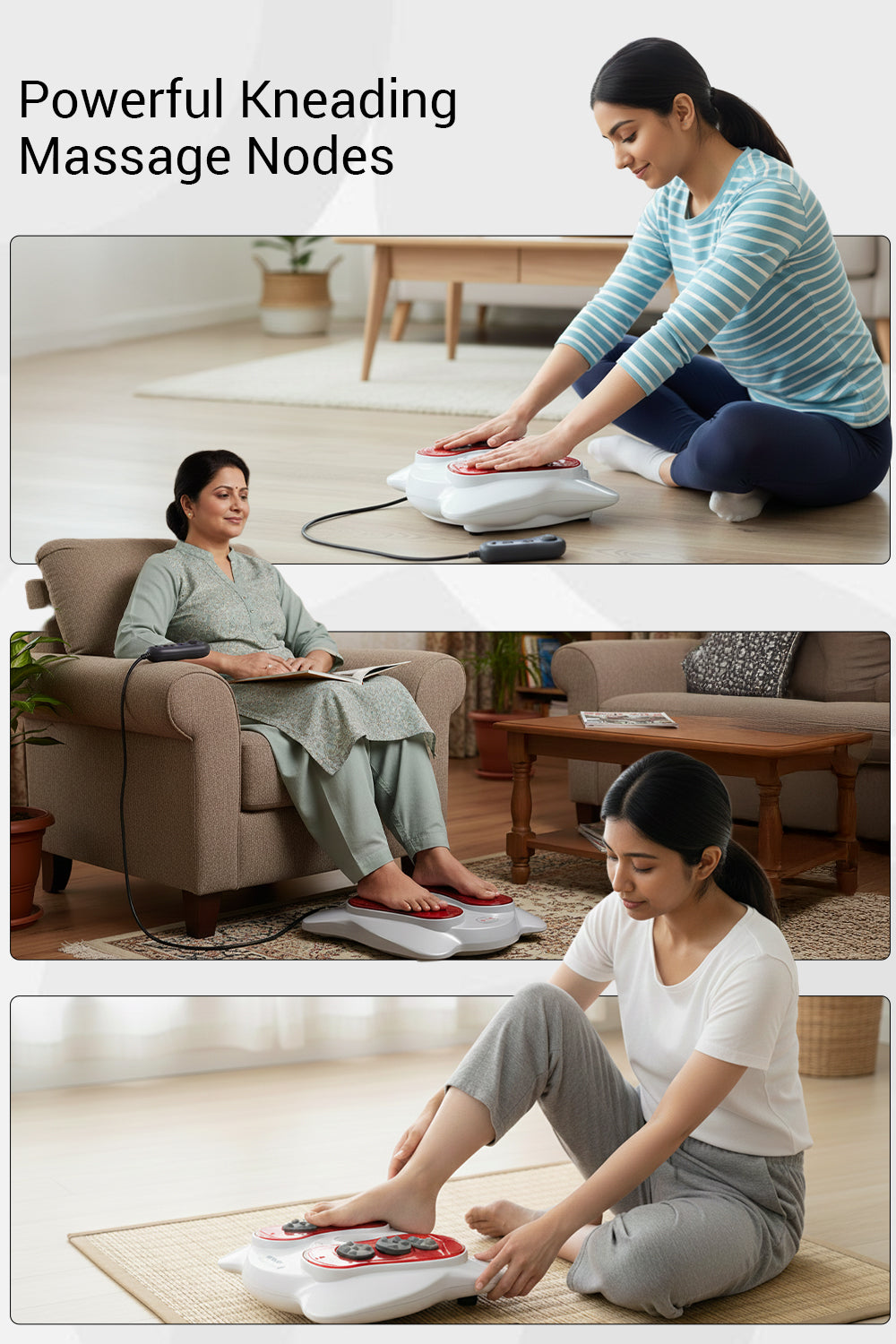Deemark Multifunction Foot Kneading Massager