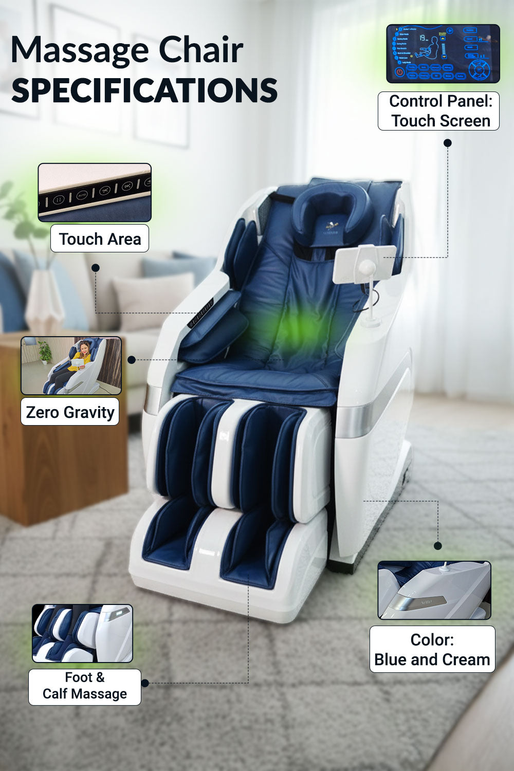 Deemark Massage Chair Z380 : Ultimate Comfort and Relaxation