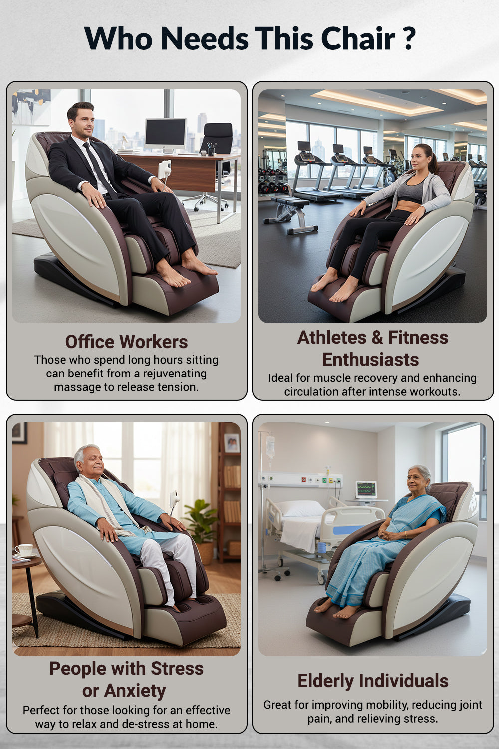 Deemark Massage Chair: Ultimate Comfort and Relaxation ( SB008 WLT3266)